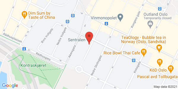 Map displaying event location