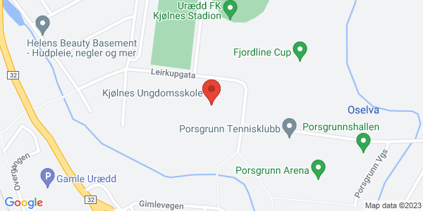 Map displaying event location