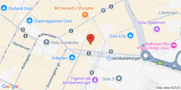 Map displaying event location