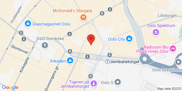Map displaying event location