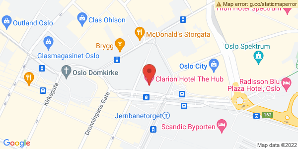 Map displaying event location