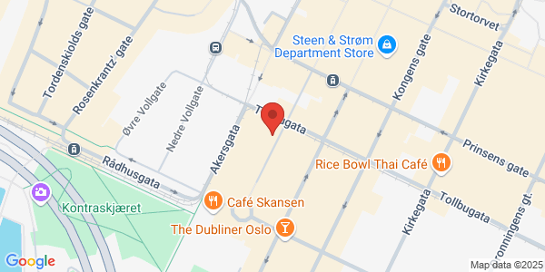 Map displaying event location
