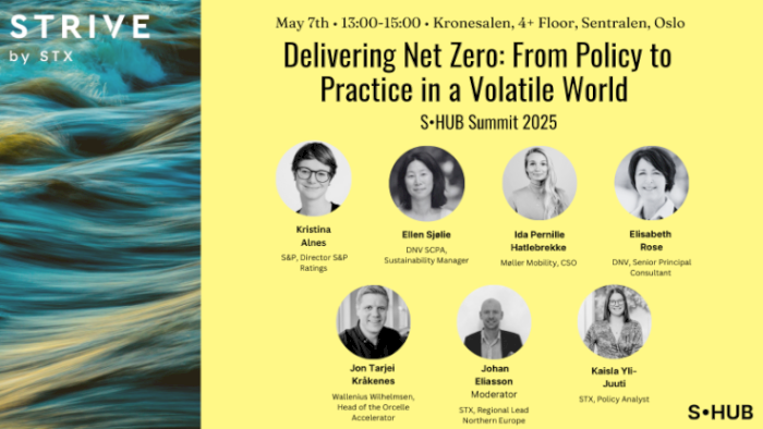 Workshop: Delivering Net Zero: From Policy to Practice in a Volatile World by STX & S•HUB