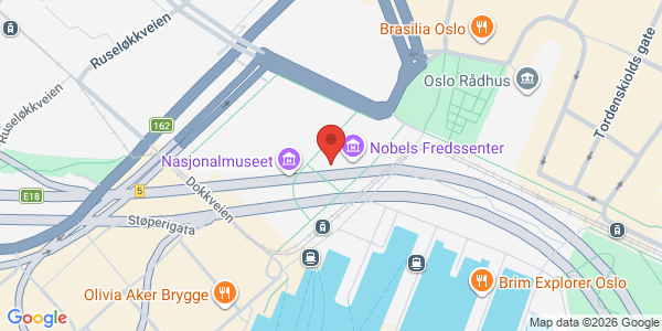 Map displaying event location