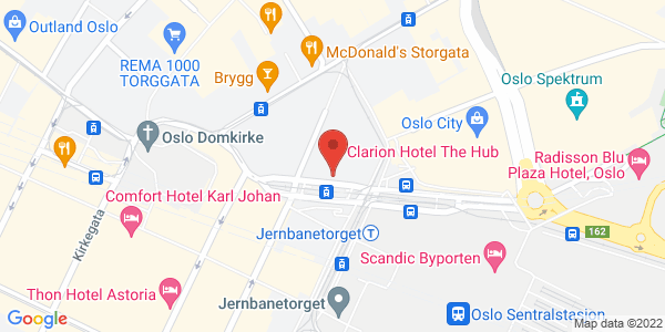 Map displaying event location