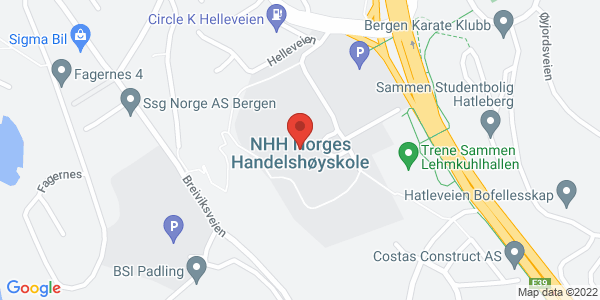 Map displaying event location