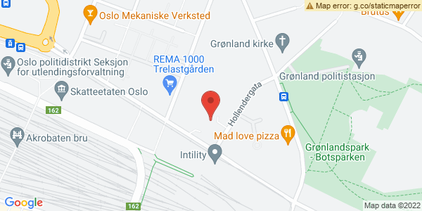 Map displaying event location