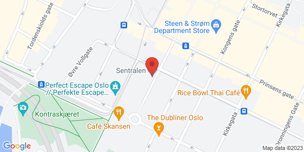 Map displaying event location