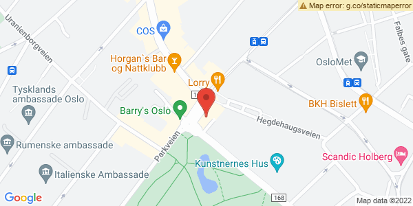 Map displaying event location
