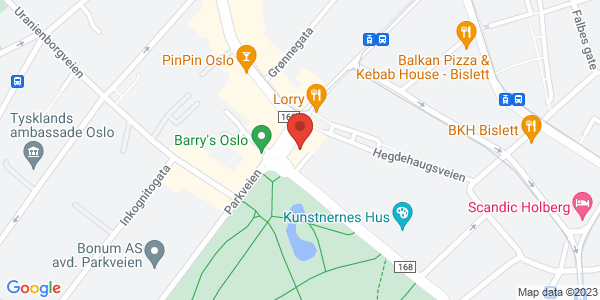 Map displaying event location