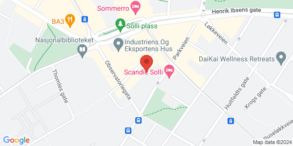 Map displaying event location