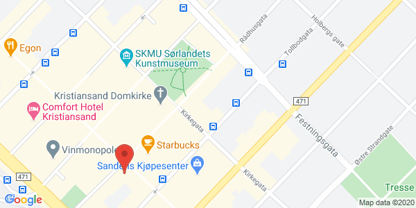 Map displaying event location