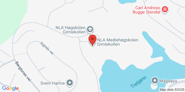 Kart som viser hvor arrangementet foregår
