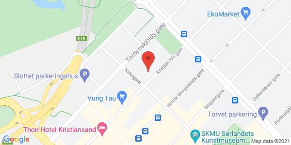 Map displaying event location