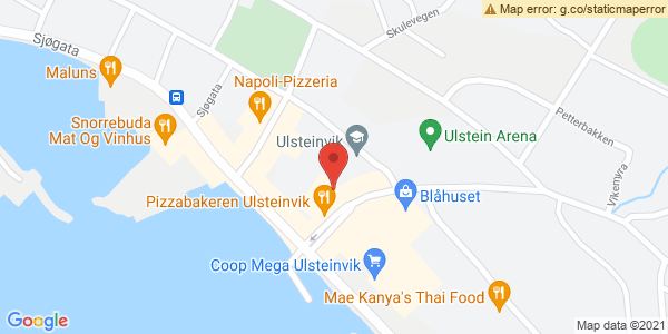 Map displaying event location