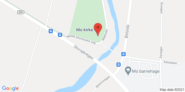 Kart som viser hvor arrangementet foregår