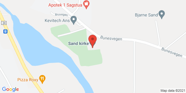Kart som viser hvor arrangementet foregår