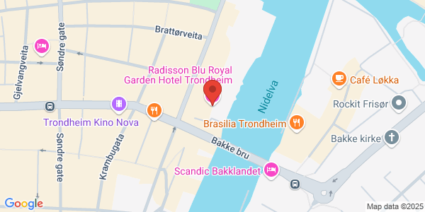 Map displaying event location