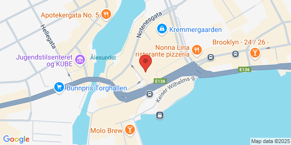 Map displaying event location
