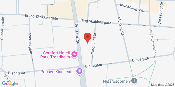 Map displaying event location