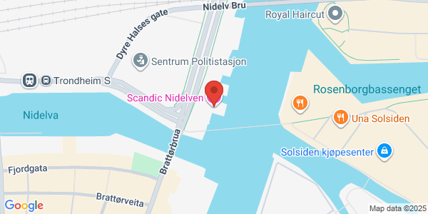 Map displaying event location