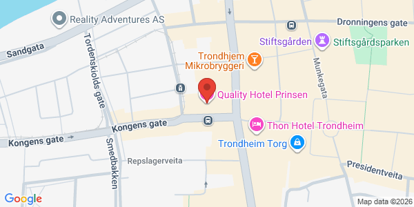 Kart som viser hvor arrangementet foregår