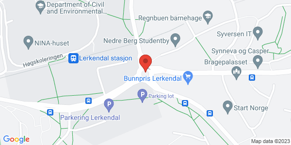 Map displaying event location