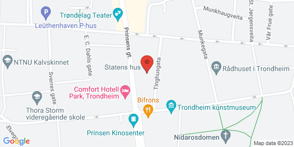 Map displaying event location