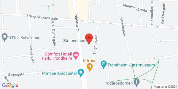 Map displaying event location