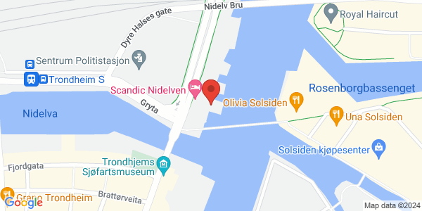 Map displaying event location