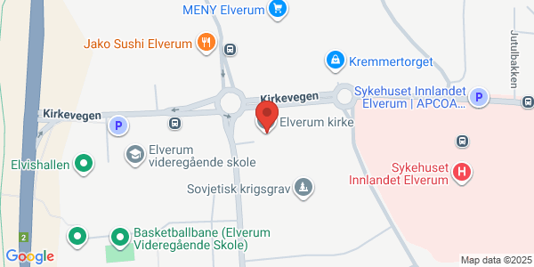 Map displaying event location