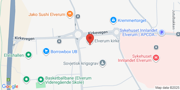 Map displaying event location