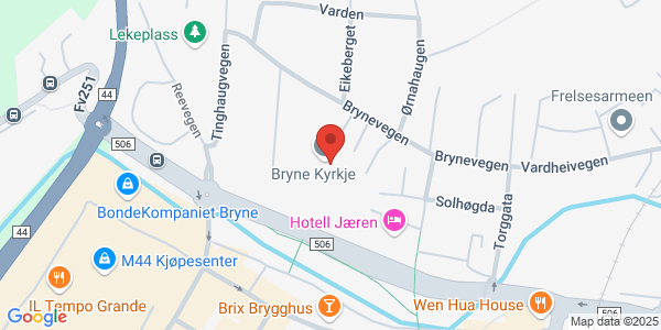 Map displaying event location