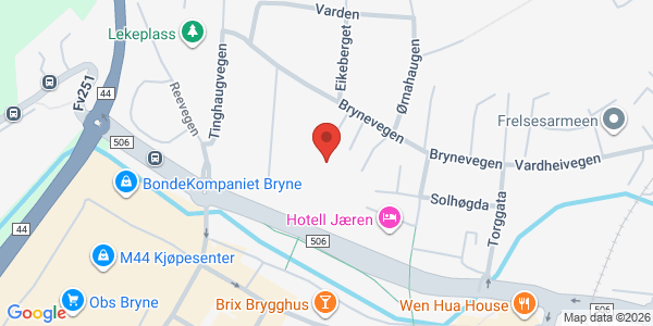 Map displaying event location