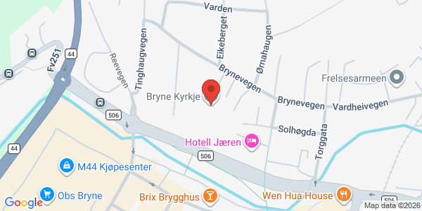 Map displaying event location