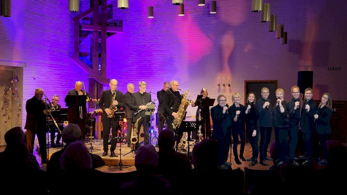 Julekonsert med SwingCompagniet og Fine Blend