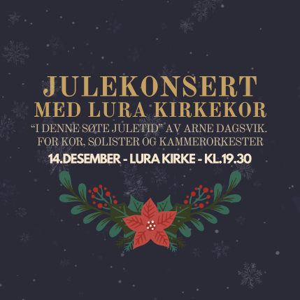 Julekonsert med Lura kirkekor