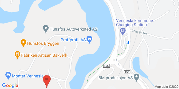 Map displaying event location