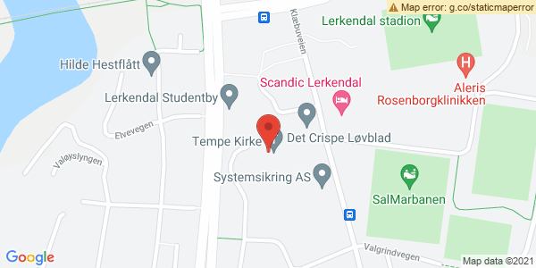 Map displaying event location