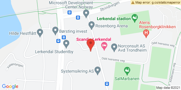 Map displaying event location