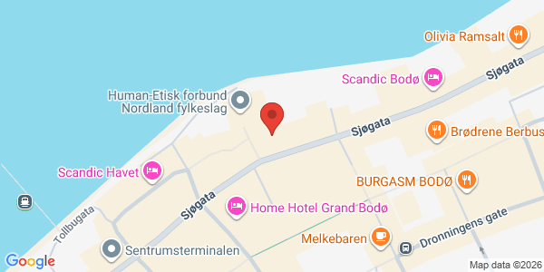 Map displaying event location