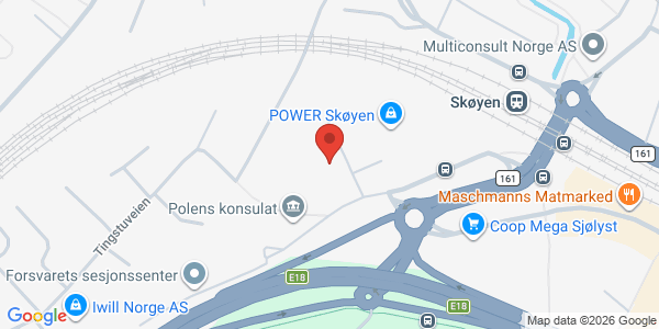 Map displaying event location