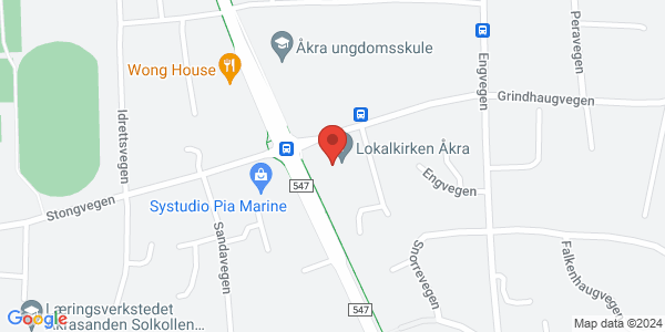 Map displaying event location