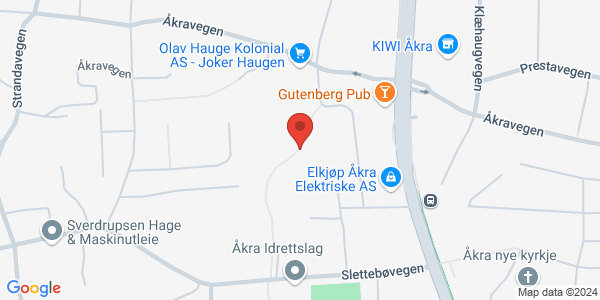 Map displaying event location