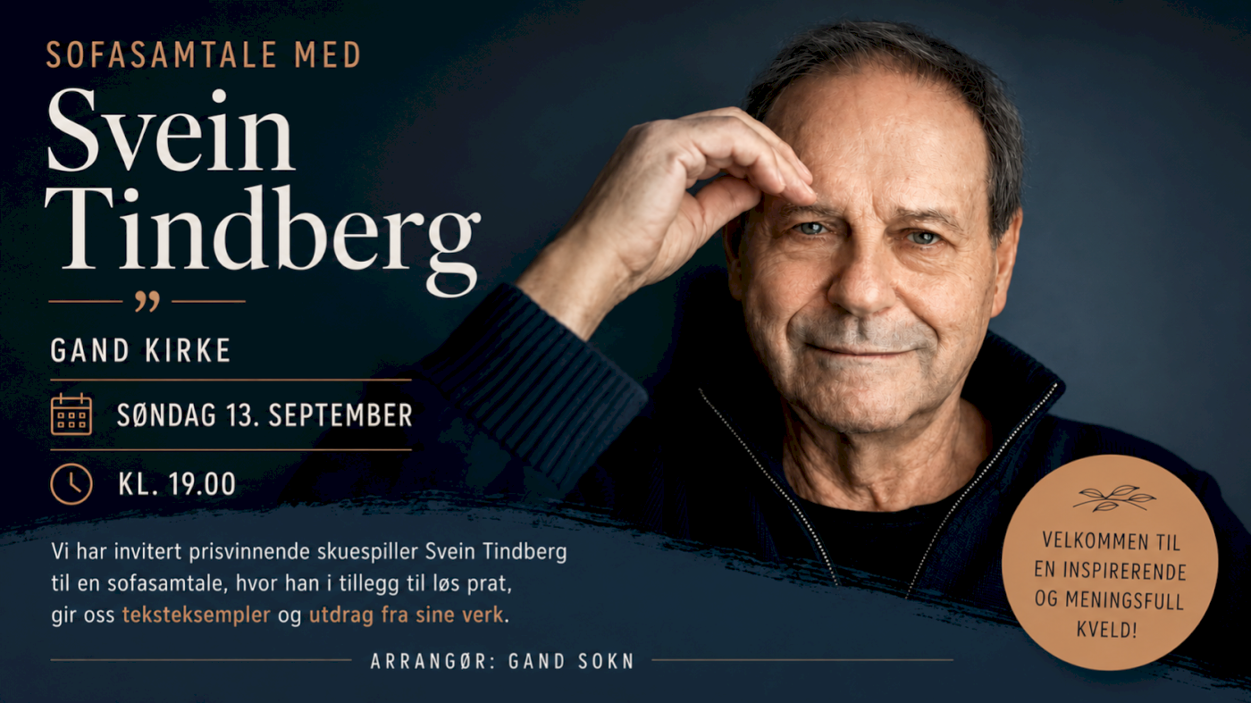 I sofaen med Svein Tindberg