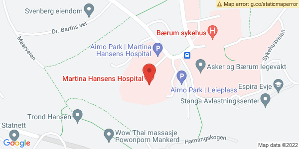 Map displaying event location