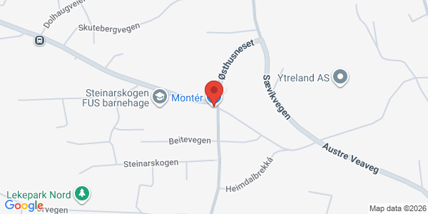 Map displaying event location