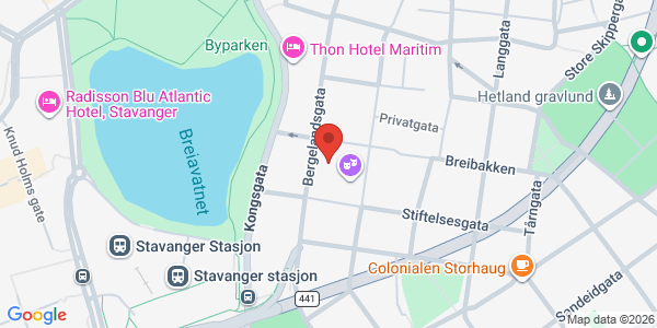 Map displaying event location