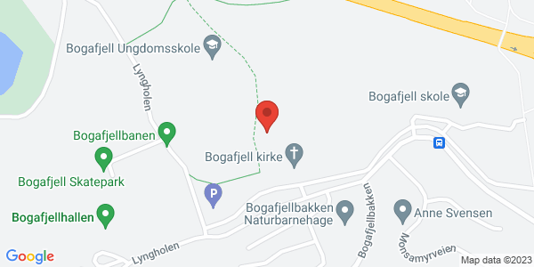 Kart som viser hvor arrangementet foregår