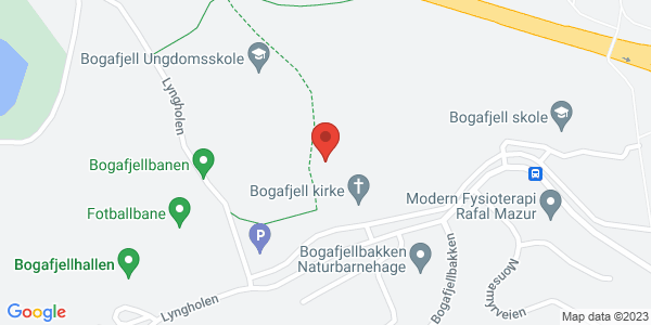Map displaying event location